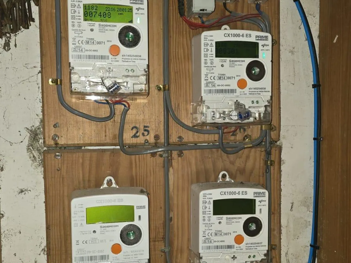Centralización de contadores de una comunidad montada sobre tablero